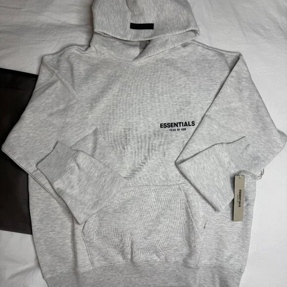 Fear Of God Essential Hoodies - Light Oat - Picture 2 of 5